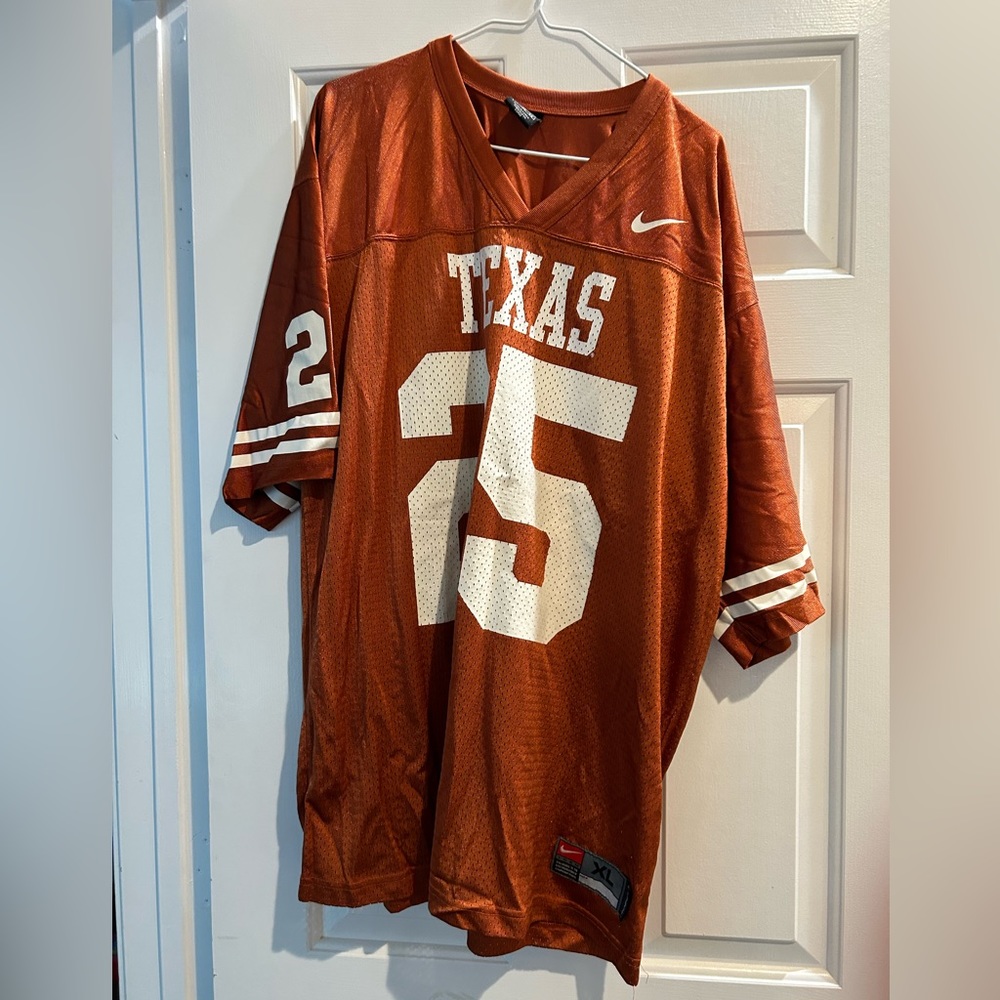 Texas Longhorns Burnt Orange football jersey #25 XL Nike